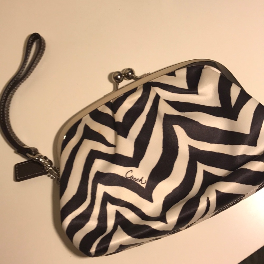 Zebra coach clutch